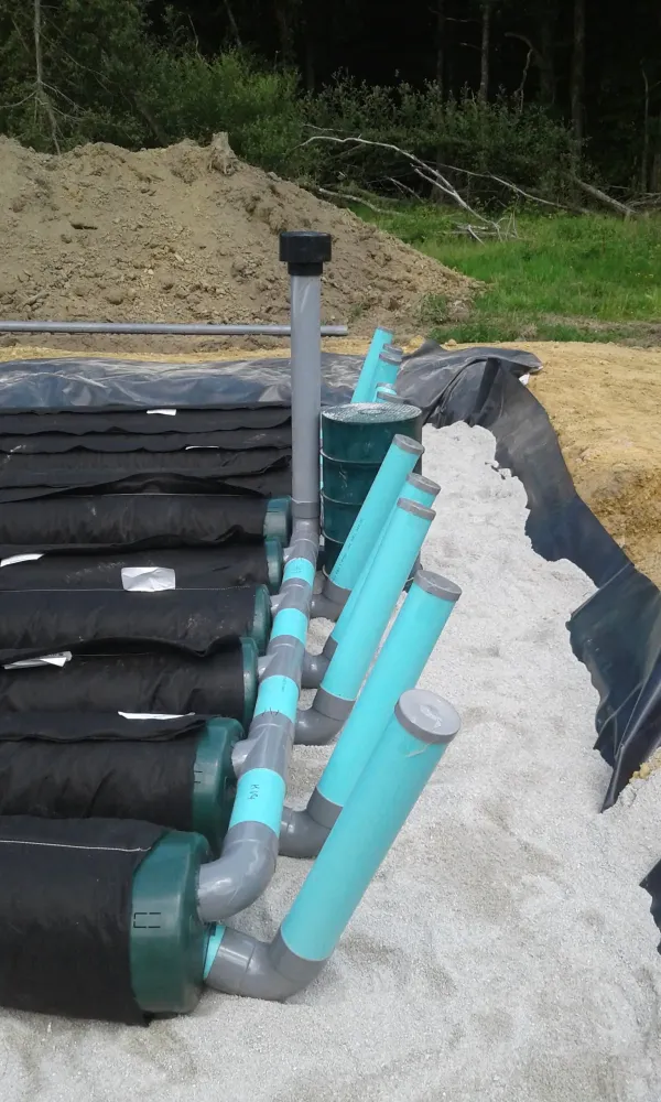 Fosse septique à Val d'Anast